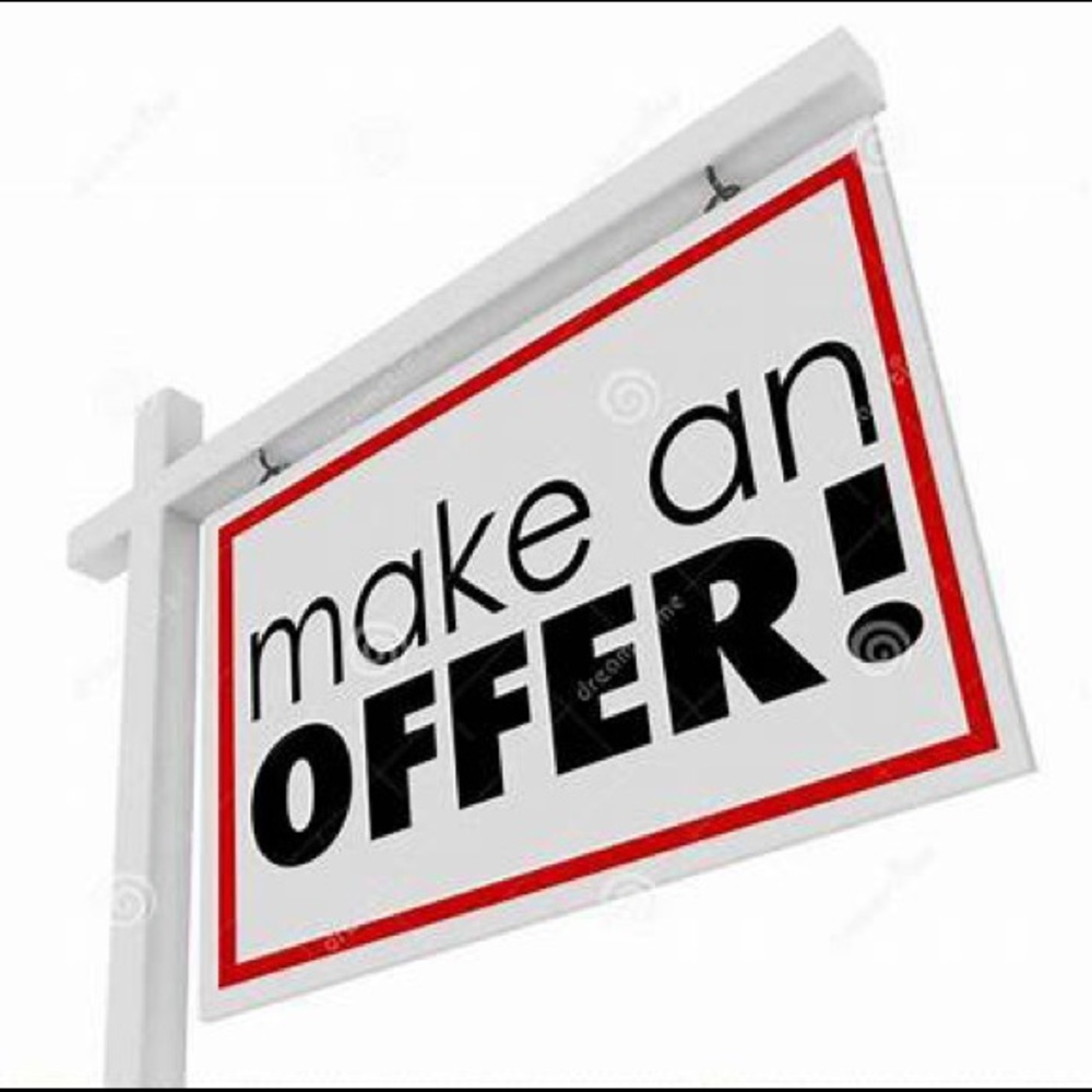 Love the item but not the price? Make me an offer!